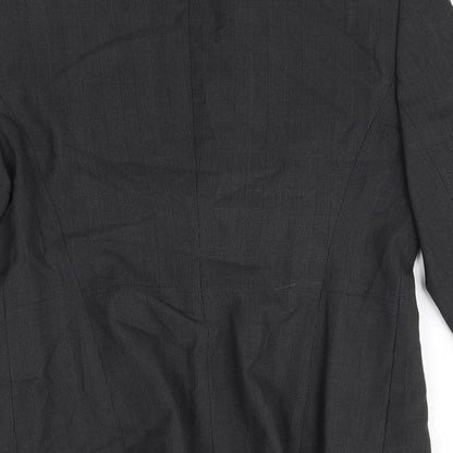NEXT Womens Grey Polyester Jacket Blazer Size 10