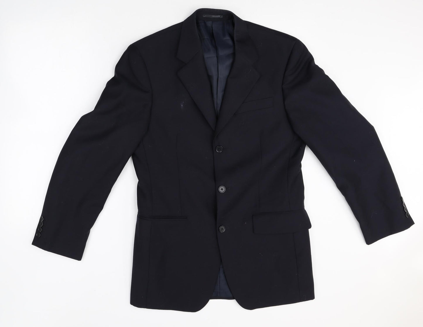 Mens UK Size 38 Scott & Taylor Regular Black Suit Jacket