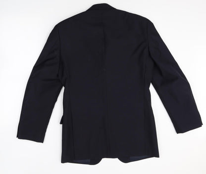 Mens UK Size 38 Scott & Taylor Regular Black Suit Jacket