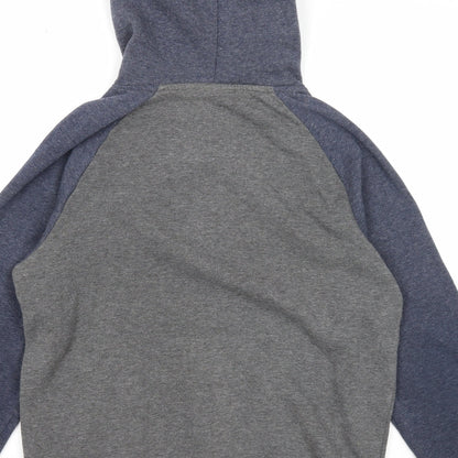 Everton FC Mens Grey Polyester Pullover Hoodie Size S