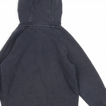 NEXT Boys Blue Cotton Full Zip Hoodie Size 6 Years Zip