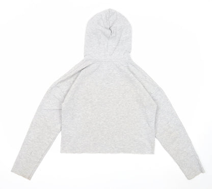 Candy Couture Girls Grey Cotton Pullover Hoodie Size 14 Years Pullover - Mon Cherie