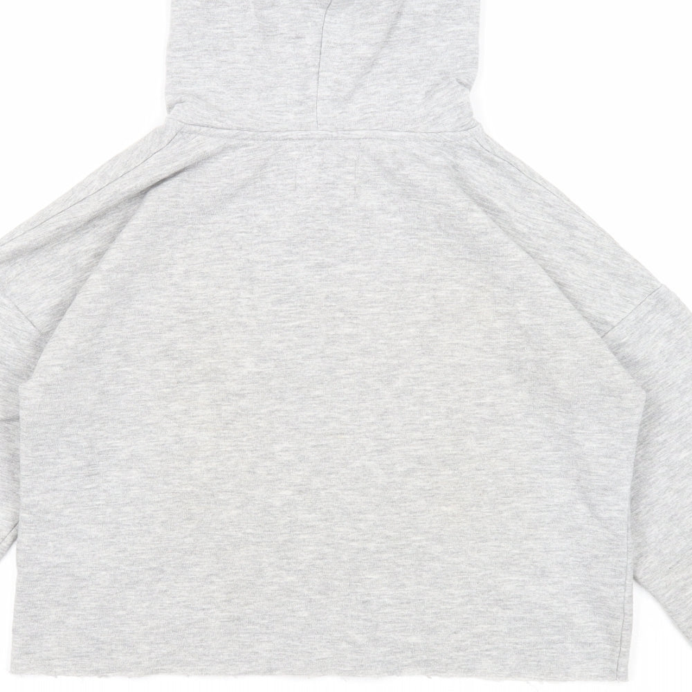 Candy Couture Girls Grey Cotton Pullover Hoodie Size 14 Years Pullover - Mon Cherie