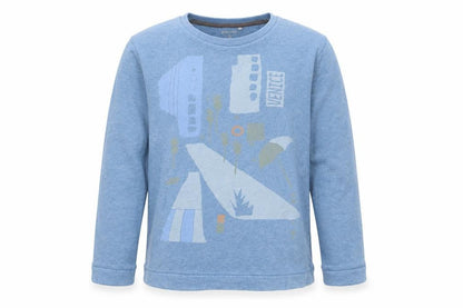 John Lewis Boys Blue Cotton Pullover Sweatshirt Size 12 Years Pullover - Venice