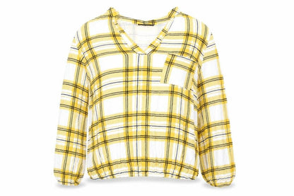 Womens UK Size 16 Select Yellow Basic Blouse