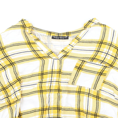 Womens UK Size 16 Select Yellow Basic Blouse