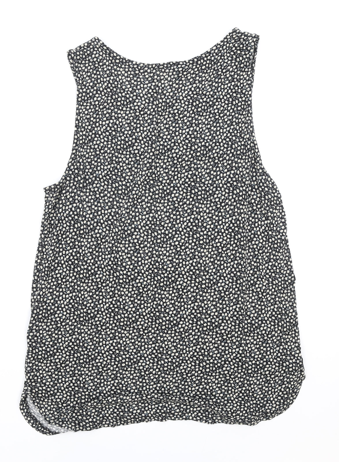 Womens UK Size S H&M Black Basic Tank