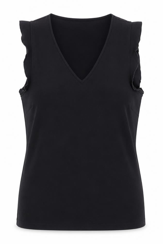Womens UK Size 6 H&M Black Basic Tank
