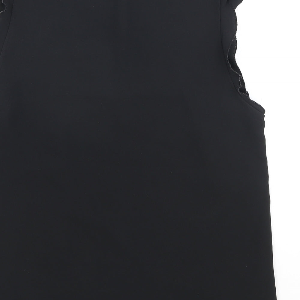 Womens UK Size 6 H&M Black Basic Tank