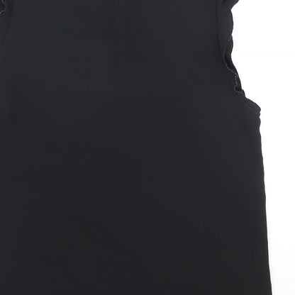 Womens UK Size 6 H&M Black Basic Tank