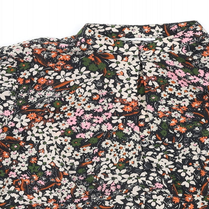 Womens UK Size 6 Preworn Multicoloured Basic Blouse