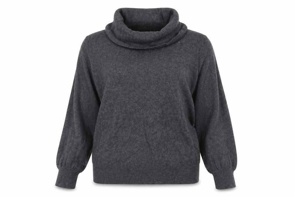 Womens UK Size 14 Marks and Spencer Grey Henley Jumper