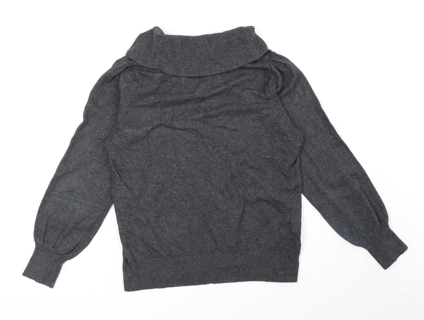 Womens UK Size 14 Marks and Spencer Grey Henley Jumper