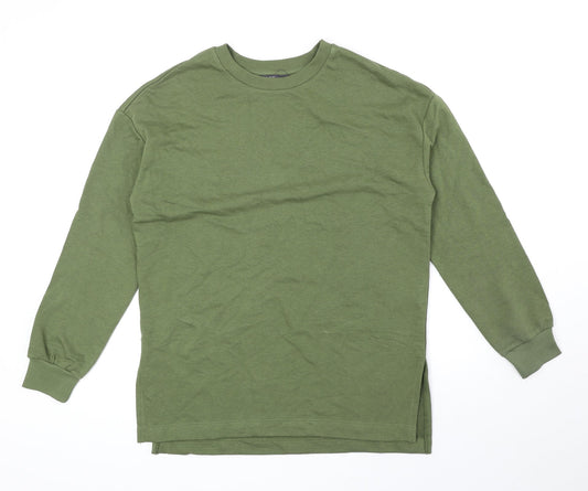 Womens UK Size 8 Marks and Spencer Green Pullover Sweatshirt