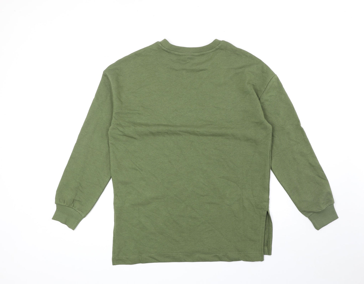 Womens UK Size 8 Marks and Spencer Green Pullover Sweatshirt