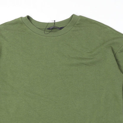 Womens UK Size 6 Marks and Spencer Green Pullover Sweatshirt