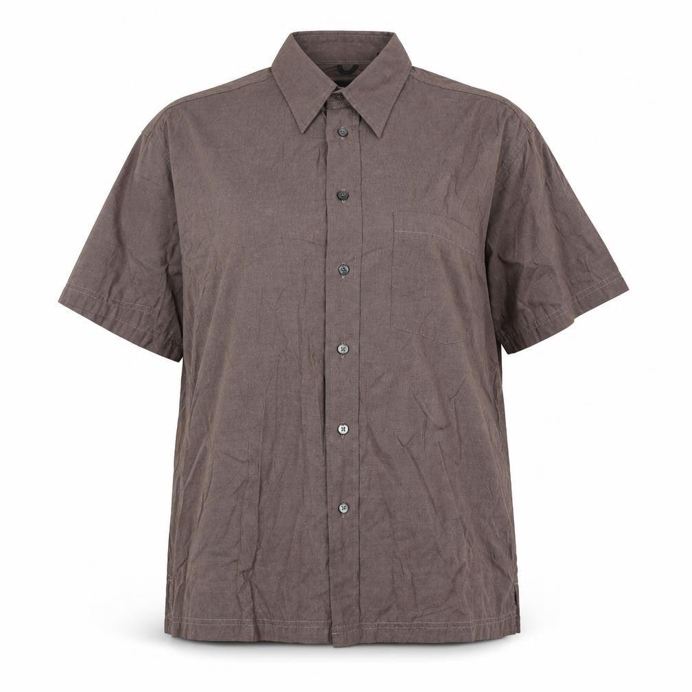 Womens UK Size 16 Kenneth Cole Brown Basic Button-Up