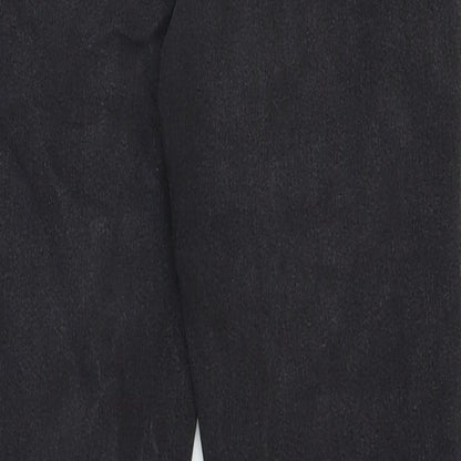 Denim & Co. Womens Black Cotton Skinny Jeans Size 8 Regular Zip