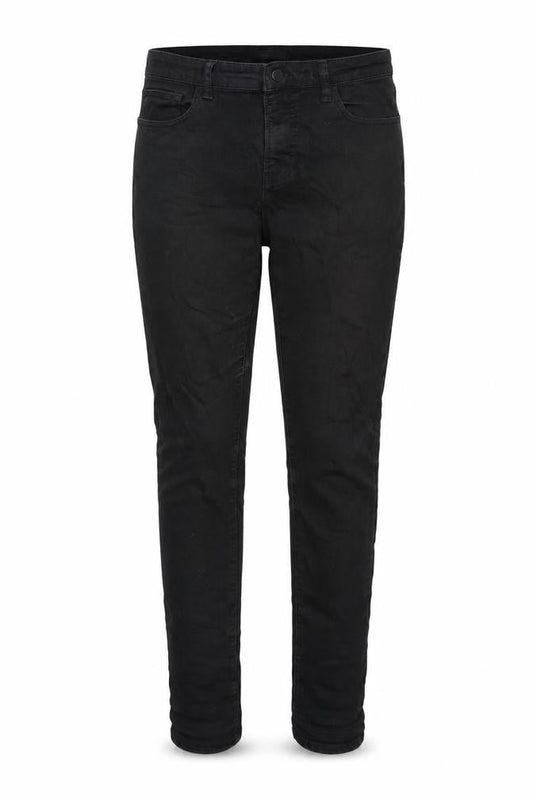 Womens UK Size 12 Uniqlo Regular Fit Skinny Black Jeans