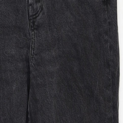 BDG Womens Black Cotton Straight Jeans Size 28 in Regular Button