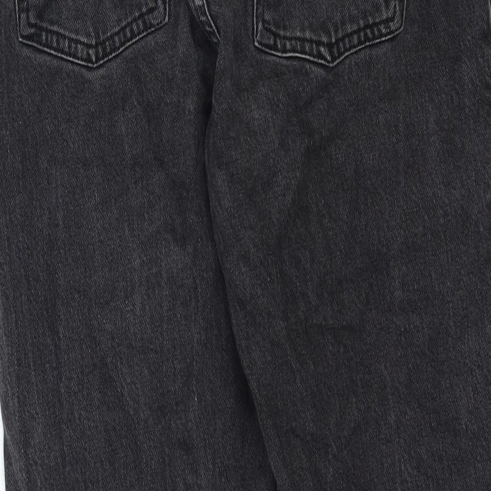 BDG Womens Black Cotton Straight Jeans Size 28 in Regular Button