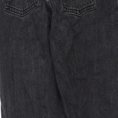 BDG Womens Black Cotton Straight Jeans Size 28 in Regular Button