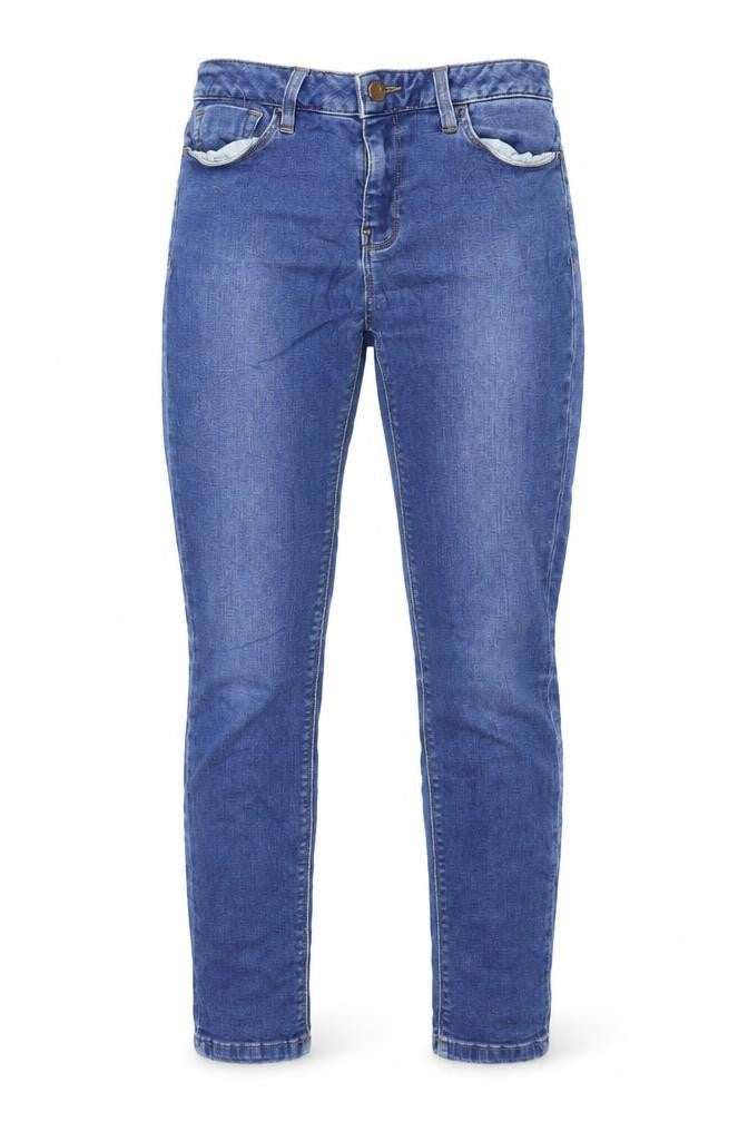 Womens UK Size 12 Waredenim Regular Fit Skinny Blue Jeans