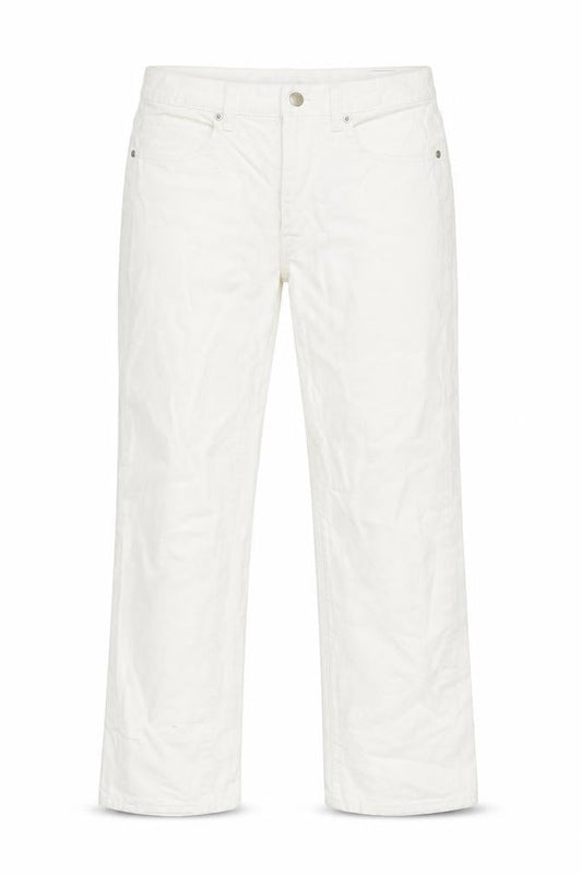 Womens UK Size 25 in Uniqlo Regular Fit Straight White Jeans