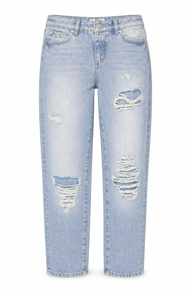 Womens UK Size 8 Miss Denim Regular Fit Straight Blue Jeans