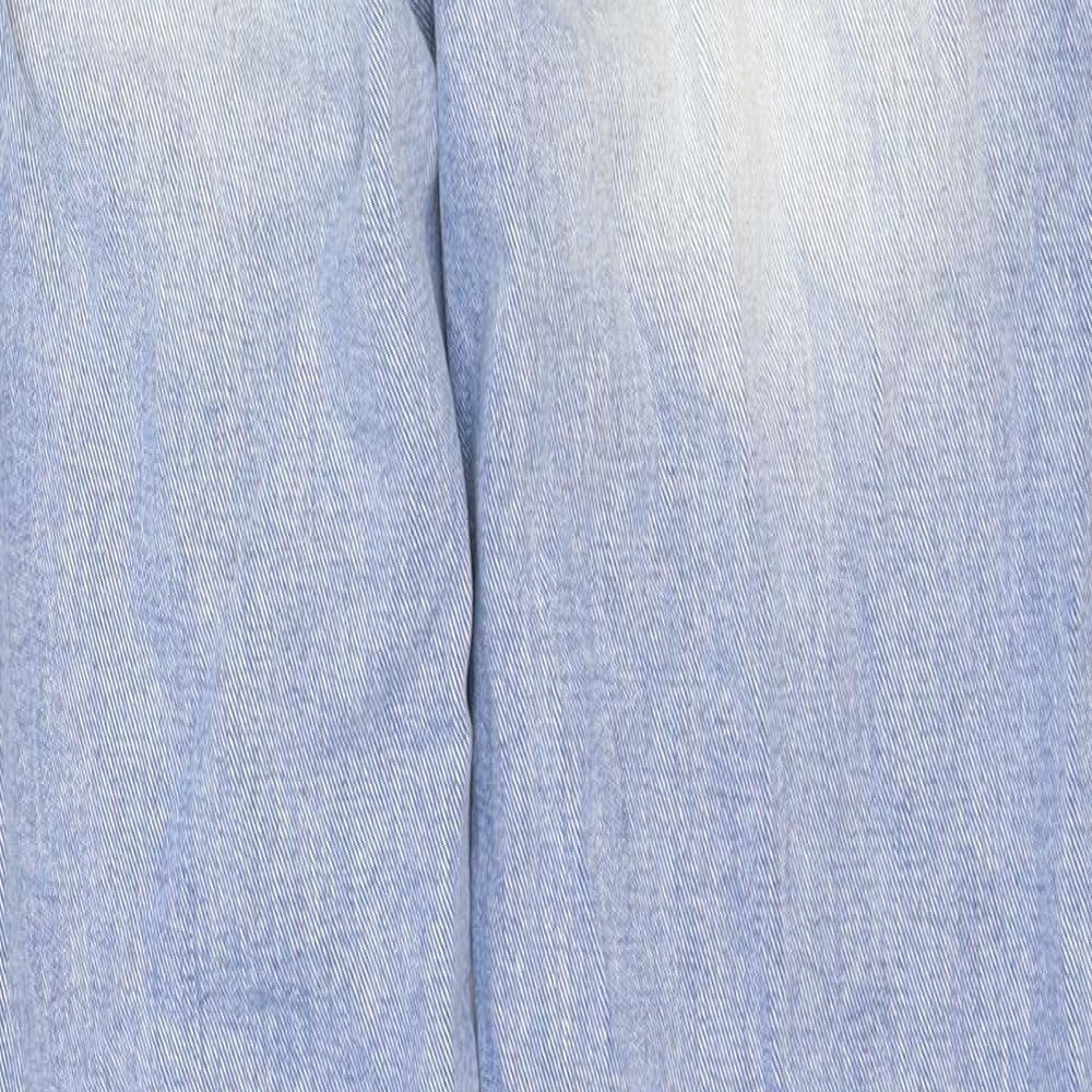 Womens UK Size 8 Miss Denim Regular Fit Straight Blue Jeans