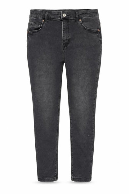 Womens UK Size 14 Denim & Co. Regular Fit Skinny Grey Jeans