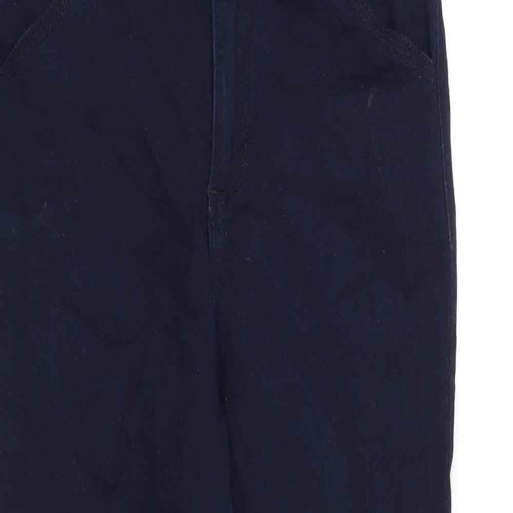 Oasis Womens Blue Cotton Skinny Jeans Size 10 L24 in Regular Zip