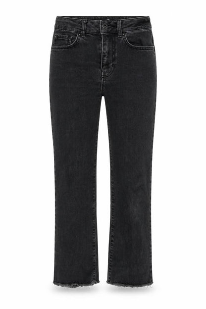 Womens UK Size 28 in George Regular Fit Bootcut Black Jeans