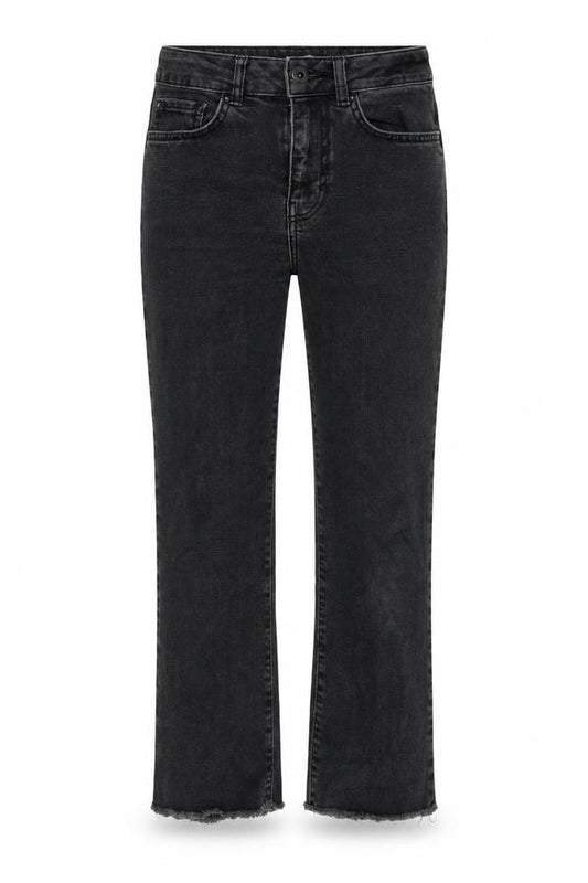 Womens UK Size 28 in George Regular Fit Bootcut Black Jeans