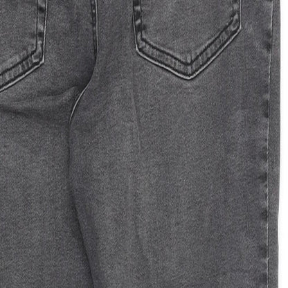 Denim & Co. Womens Green Cotton Skinny Jeans Size 14 L26 in Slim Zip