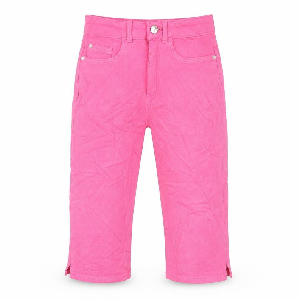 Womens UK Size 6 Zara Regular Fit Cropped Pink Jeans