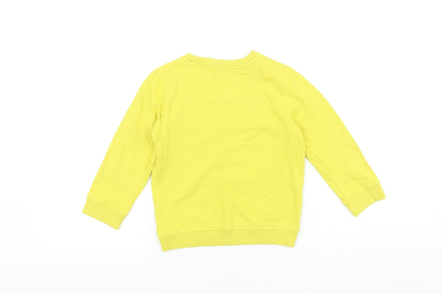 urban ocean Boys Yellow 100% Cotton Pullover Sweatshirt Size 2-3 Years Pullover - Surfer