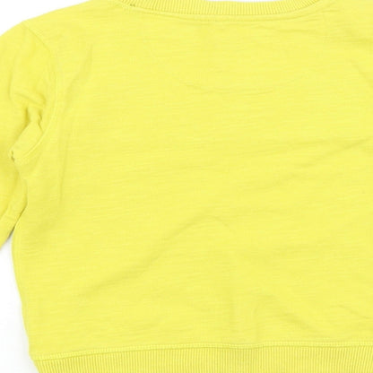 urban ocean Boys Yellow 100% Cotton Pullover Sweatshirt Size 2-3 Years Pullover - Surfer