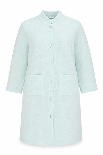 Marks & Spencer Womens Blue Overcoat Coat Size 16 Button