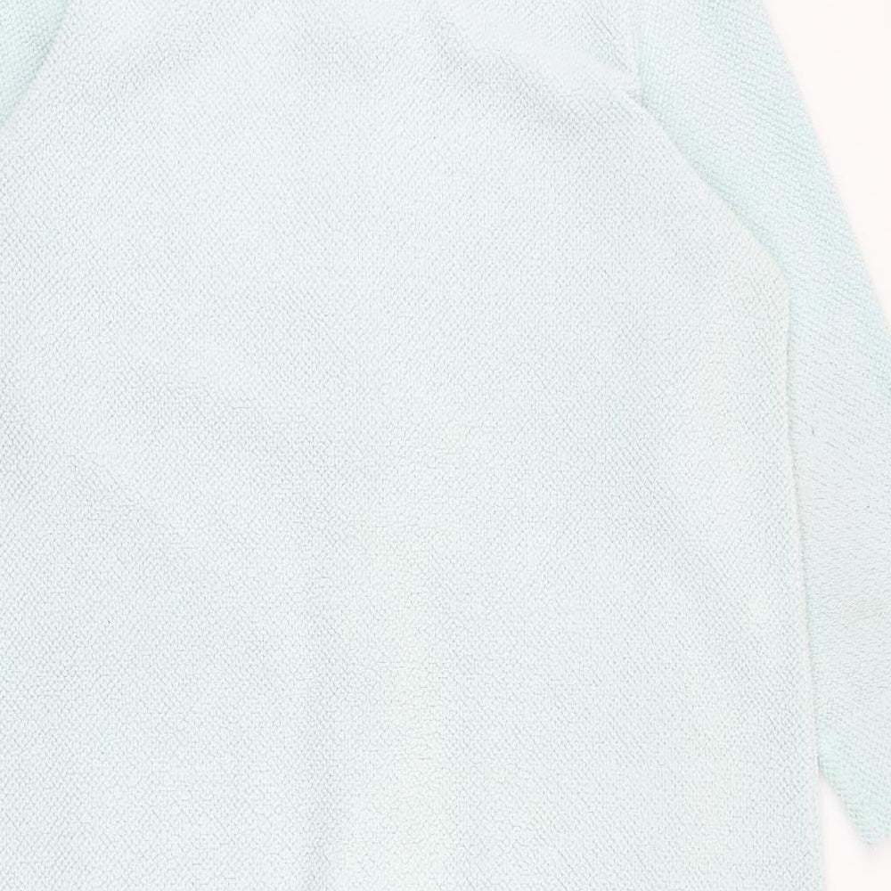 Womens UK Size 16 Marks and Spencer Blue Overcoat