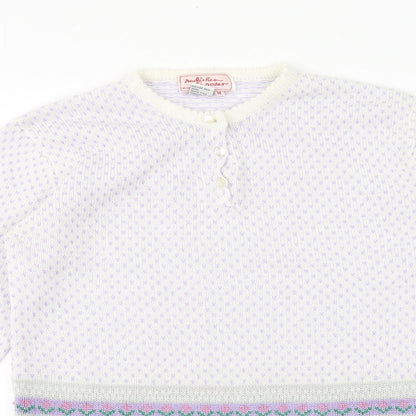 Womens UK Size M Preworn Purple Pullover Jumper