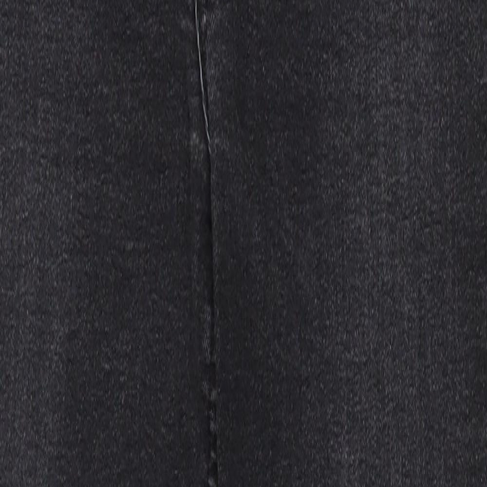 New Look Womens Grey Cotton Skinny Jeans Size 8 Regular Zip