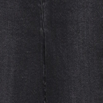 New Look Womens Grey Cotton Skinny Jeans Size 8 Regular Zip