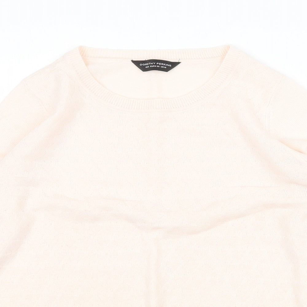 Womens UK Size 10 Dorothy Perkins Pink Pullover Jumper