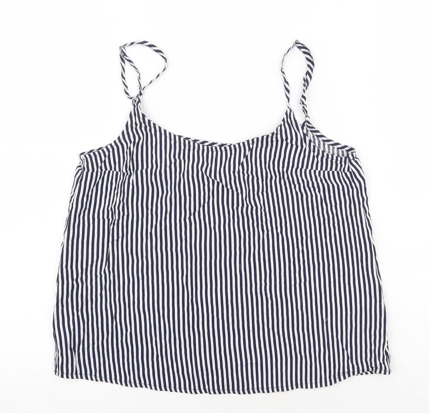 Womens UK Size 4 H&M Blue Camisole Tank