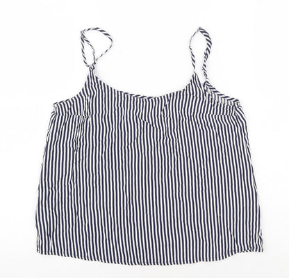 Womens UK Size 4 H&M Blue Camisole Tank