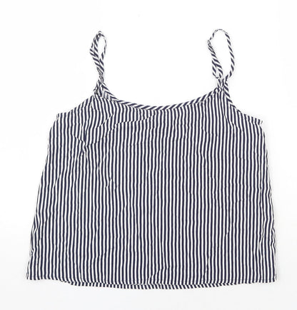 Womens UK Size 4 H&M Blue Camisole Tank