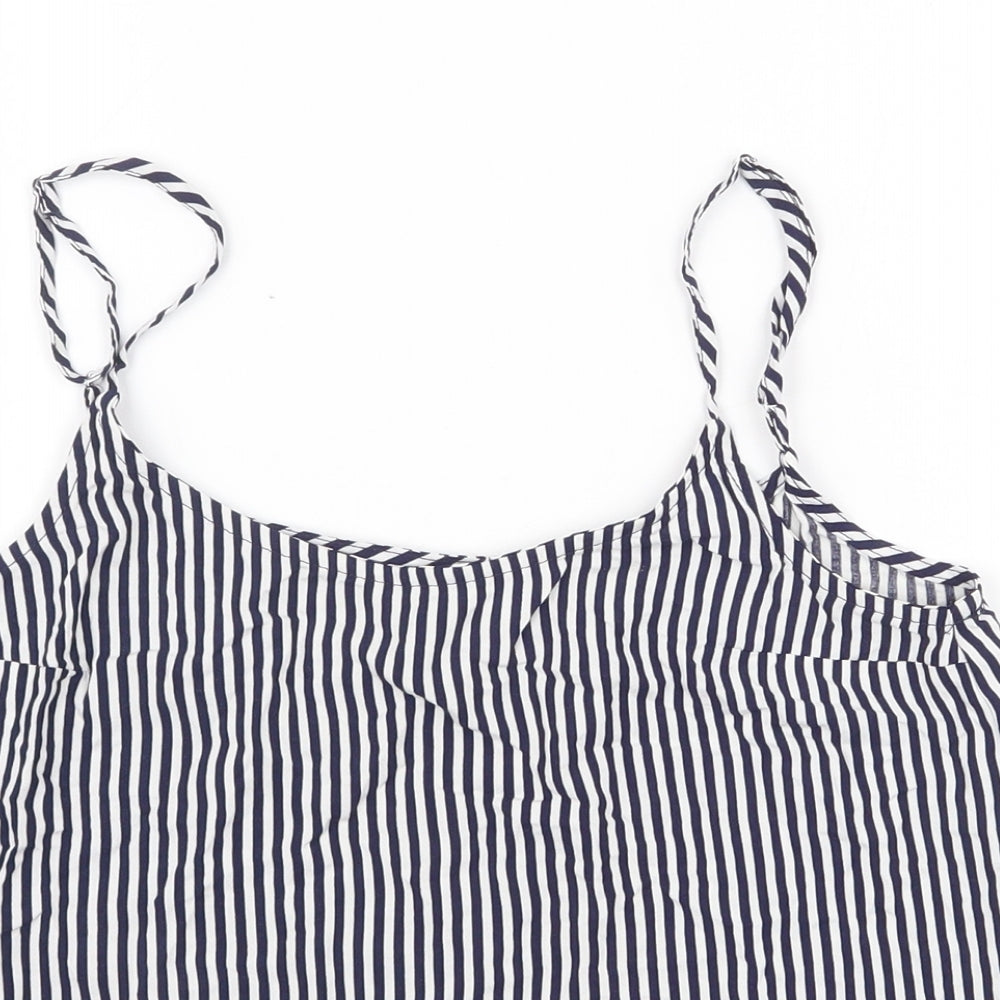 Womens UK Size 4 H&M Blue Camisole Tank
