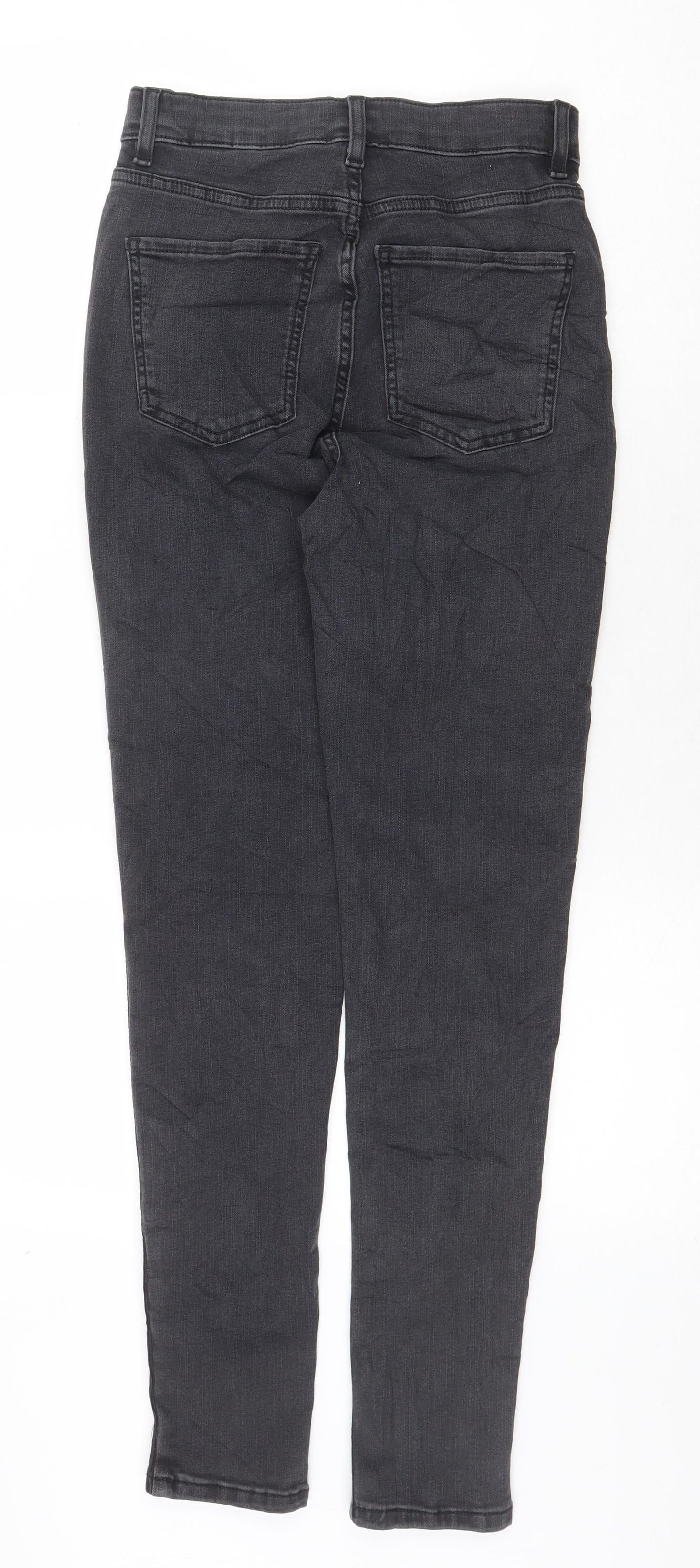 Womens UK Size 8 Marks and Spencer Regular Fit Skinny Grey Jeans