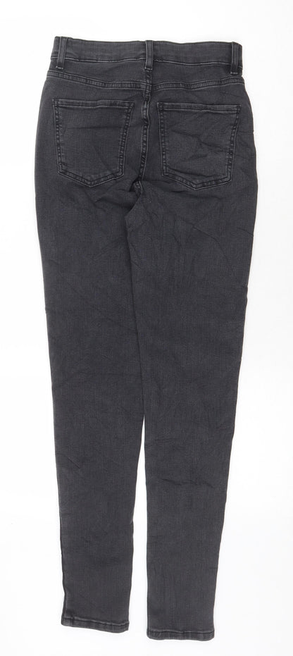 Womens UK Size 8 Marks and Spencer Regular Fit Skinny Grey Jeans